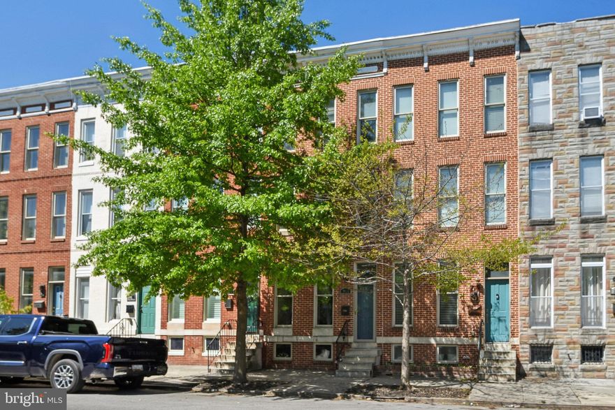 Charming & Spacious Baltimore Townhome! (Actual finished sq ft for entire home is 1969)               Welcome to 1438 N Bond St, a beautifully updated 3-bedroom, 2.5-bath home offering modern comforts and classic charm. Step inside to gleaming hardwood floors that flow throughout the open main level, featuring a dining room with recessed lighting and a stylishly updated kitchen—perfect for entertaining. The second floor boasts two spacious bedrooms, a full bath, and a convenient laundry closet. Retreat to the third-floor primary suite, complete with a private full bath, an As-Is Jacuzzi tub, and a 6x12 patio deck—ideal for relaxing evenings. Enjoy the added convenience of a rear parking pad for off-street parking. With HVAC (2013) and water heater (2018), this home is ready for its next owner! Don’t miss this fantastic opportunity—schedule your showing today!