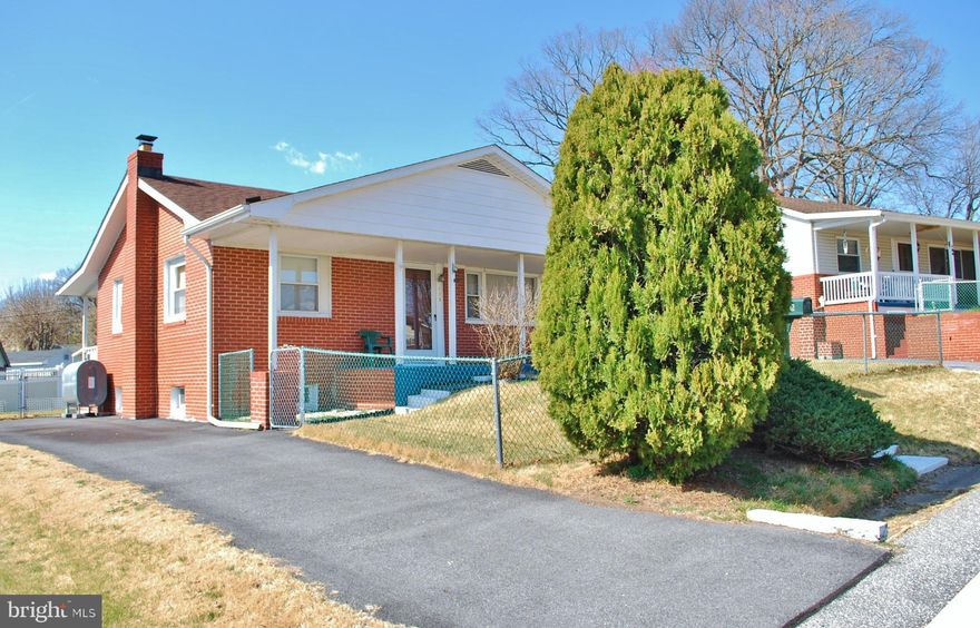 Detached BRICK Cape Cod with great bones!  Enter from the driveway onto the front covered porch.  Through the entrance door, you'll find a spacious living room with a huge window facing the fenced-in front yard.  The kitchen has lots of cabinets and counters and is big enough for a nice size kitchen table.
Two bedrooms on the main level and a full bath.  The lower level is unfinished but is a nice space complete with a half bath.  Sit on back porch overlooking a nice big backyard.  Access the fenced back yard by either the lower level or out the kitchen to the covered, wide back porch.  
Newer roof, blown in insulation, driveway recently resealed, and seller is offer a one year 1st American Home warranty.
Convenient location for commuting north and south, just minutes from 695.
This home needs cosmetics, some newer flooring and paint,  Check out all the pictures and then make your appointment for your private showing or come to and open house.