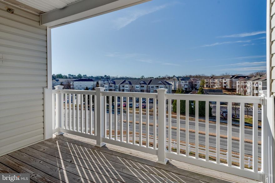 Lovely Top floor Condo.  One of the largest condos in Saint Marys County.  This primary bath room has been updated for ease of use and handicapped accessibility.  LVP has been installed throughout.  Appliances have been upgraded.   There are 2 good sized bedrooms and a den.  The private garage is great for parking or additional storage,  The condo has a private balcony for relaxing,  The building has a controlled entrance.  Walk to Harris Teeter or Starbucks.  This condo is convenient to most things you may need,