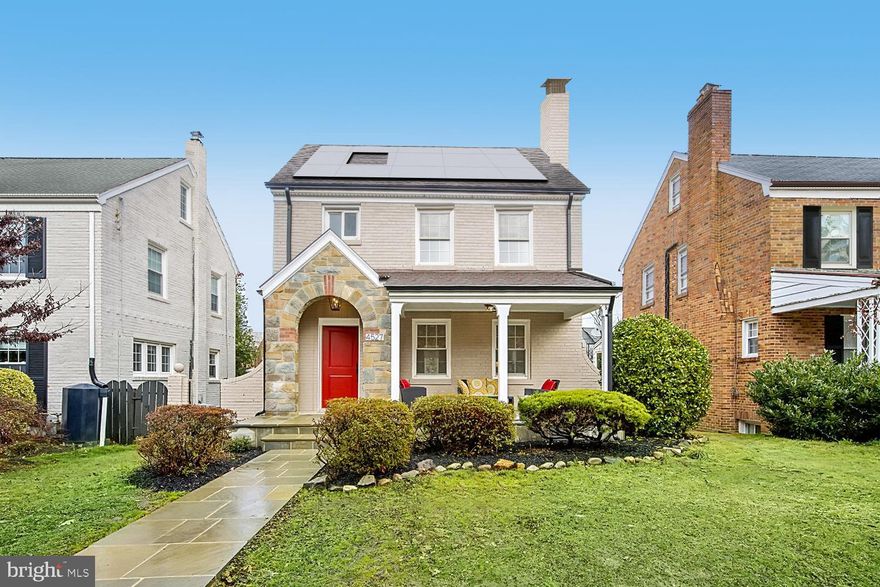 Step into elegance at 4527 Warren Street NW, nestled in American University Park, and on the market for the very first time. This exquisite home, a blend of timeless Washington charm and modern luxury, stands proudly on a serene, sidewalk-lined street. The meticulously designed home recently underwent an extensive renovation and three-story expansion, now boasts 6 bedrooms and 5 bathrooms, offering a versatile living space. 

As you step inside, the open floor plan welcomes you into a realm of sophistication and style, filled with an abundance of natural light, ensuring each corner of this home sparkles with life and potential. The property’s allure is highlighted by its unique blend of classic architectural elegance and contemporary flair. A state-of-the-art kitchen, equipped with high end appliances, unfolds seamlessly into the family room, setting the stage for unforgettable moments and entertainment. 

This home is a testament to craftsmanship and design, originally constructed in 1936 by the architect as his personal home. It showcases rare and captivating architectural elements including a unique covered front porch with a gracefully rounded stone entryway, a signature curved side-staircase adorned with windows enriching the open floor concept, and an enchanting living room, anchored by a cozy fireplace, that spans the entire width of the estate. 

Commitment to sustainability is evident through energy-saving solar panels, high-efficiency systems and appliances, Kohler faucets, high end down lighting, hardwood flooring throughout, elegant LED light fixtures, and pristine new windows. The home is thoughtfully designed with both lower-level and upper-level laundry options for ultimate convenience. 

Ascend to the private haven of your spacious primary bedroom suite, a sanctuary featuring a generous walk-in closet and an opulent bathroom with a large double-vanity. The suite’s vast windows offer a tranquil view of the meticulously landscaped and fenced-in yard, complete with a chic off-street parking pergola. 

Beyond its aesthetics, this home is strategically positioned at the crossroads of convenience and leisure. Sandwiched between the lush Turtle Park, the vibrant Spring Valley Shopping Center, and the easily accessible Tenleytown Metro (Red Line), the location ensures a connection to downtown DC and convenient commuter routes. It’s also a stone’s throw away from top-rated Janney Elementary, Deal Middle, and Jackson-Reed High schools.  

Embrace the lifestyle this neighborhood affords, whether it’s a leisurely stroll through AU Park, savoring the culinary delights at Millie’s, Pizza Paradiso, or Wagshal’s, playing tennis at Turtle Park, or exploring the myriad of tastes in Friendship Heights, 4527 Warren Street NW promises a life of elegance, convenience, and bliss.