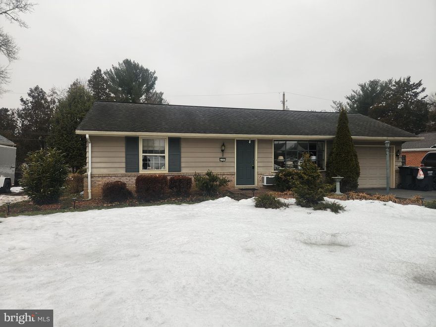 This property will be offered at Public Auction on Thursday, April 9, 2026 @ 6pm.  The listing price is the opening bid only and in no way reflects the final sale price.  10% down due at auction, 2% transfer tax to be paid by the purchaser, real estate taxes prorated. This two bedroom ranch home in Manor Township is nestled in a quiet residential neighborhood and offers a rare 39’x37’ detached two-story shop. The main level features a cozy living room, eat-in kitchen, formal dining area, sunroom, two bedrooms, and a full bathroom. The spacious detached shop, built in 1990, includes overhead doors and a second floor with two additional rooms ideal for offices, hobbies, or storage. Additional amenities include a finished basement with a generous family room and ample storage, an attached one-car garage, and convenient access to Routes 30 & 741.