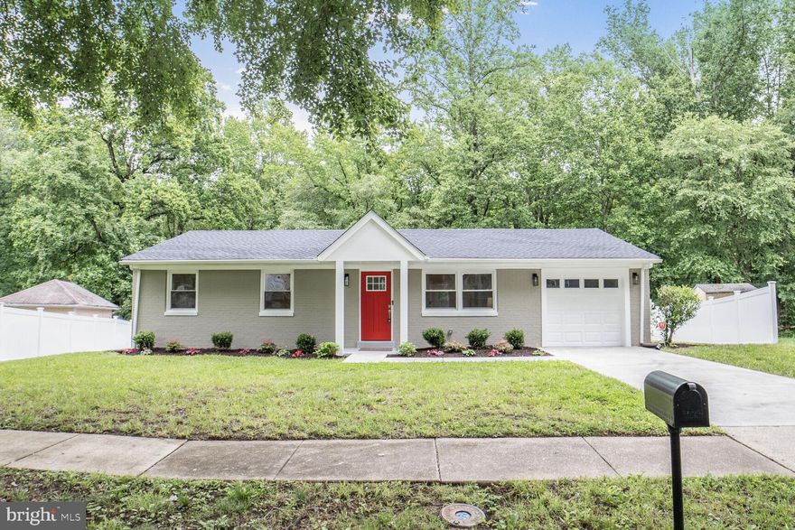 One-level living at its best! Fabulous FULLY RENOVATED HOME with new addition and lots of original character with the finest in new upgrades. Featuring 4 bedrooms and 3 full baths, newly renovated kitchen with white cabinets, stainless steel appliances, granite countertops, and center island, spacious formal living and grand family room with lots of natural light, elegant master suite, hardwood flooring and custom molding throughout, 3 fireplaces, and attached garage with driveway. Exterior features include a large backyard with spacious deck and rear privacy fence, new roof and new Hardie® Plank fiber cement siding! ***No basement - crawl space only***  Live your best life here! Agent-owned.