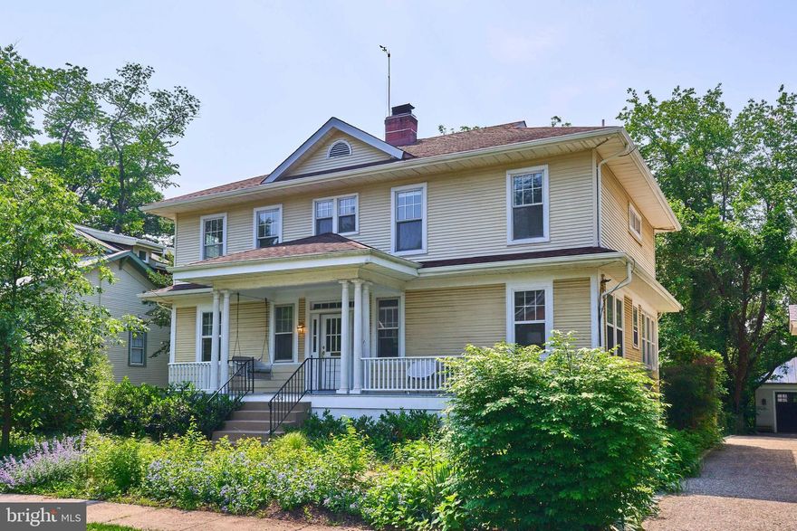 Freshly listed: A rare and disappearing commodity from yesteryear, a charming 1925 expanded craftsman on a lovely large lot.  An original 1925 classified ad for this home in the Washington Star stated: “Price $7950, with easy terms, and will include Essex touring car until Monday.” The owner bought this gem from the original family.  It is nestled on a quiet neighborhood street on a 10,200 SF lot in the heart of Ashton Heights. The home was expanded and updated by noted Arlington architect T.W. Wallace in 1987, who won a prestigious award for the renovation. This property which has been a rental, has unlimited potential. Bring your vision for updating and renovating.  This is an unparalleled and rare opportunity to renovate a precious gem and build a dream home in a premium location. Walkable, bikeable, or a short drive, to three Metro Stops (VA Square, Clarendon and Ballston), the bustling orange line corridor, restaurants, coffee shops, groceries, fitness centers, retail, pharmacies, parks and playgrounds.  The Ashton Heights neighborhood is convenient to so much, including the Arlington Museum of Contemporary Art, Maury Park tennis courts, Zitkala-Sa Park, the Lyon Park Community Center, VA Square and Ballston Quarter.  It is also convenient to major commuter routes including, Glebe Rd (120), Washington Boulevard (27), Route 50/Arlington Boulevard, Pershing Drive, and 10th Street North. Features include: 5 spacious bedrooms (4 on the upper level), 3 full baths including a primary ensuite, original hardwood floors in the living and dining rooms and kitchen, an inviting front porch, and an expansive private backyard. The basement is unfinished with good storage space and laundry. Other details include: Air Conditioning/ heat pump ( 7-21-2021), Roof (12-8-2008), heavy duty washing machine (4-15-2010), Exterior paint (6-5-2012), hot water heater (5-22-14), water service replacement from street to the house (6-24-19), Gutters, including guards (8-28-2020), Refrigerator, 22 cu. ft. Whirlpool (10-15-20), Gas dryer (4-2-2021), Bosch dishwasher (5-6-2023).  The original radiators on the main floor are heated by a modern gas boiler installed in 2009. This home is being sold As-Is. Inspections welcome.