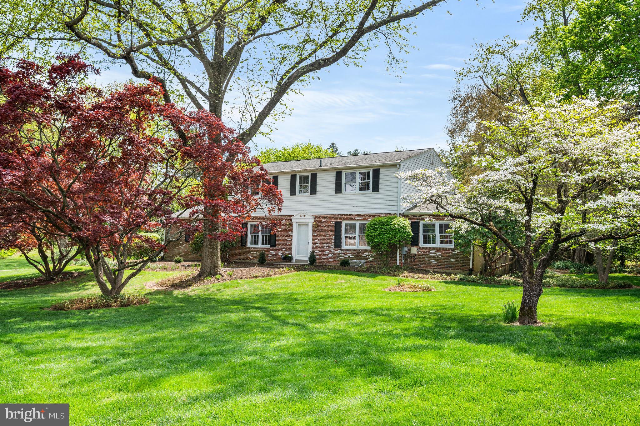 Move right into this lovely 4 bed 2.5 bath Colonial home in the heart of Malvern. Upon entering you will see the beautiful hardwood floors that are throughout the house (refinished in 2025). To the left is the spacious living room, with crown molding, and lots of natural light. To the right is the formal dining room, which leads to the updated eat- in kitchen, with cherry wood cabinets, stone backsplash and lots of counter space. The kitchen opens to the family room, with a gas fireplace and sliding glass doors leading to the patio and fabulous back yard with abundant flowers and gardens. Enjoy relaxing and entertaining in this oasis which includes an in-ground pool. Swimming pool has been retiled and re-coated (June 2025). Completing the first floor is a powder room and hall closet. On the second floor, there is a large primary bedroom with two closets and en suite bathroom. Bathroom has been updated with a walk-in shower. There are three additional nicely sized bedrooms on this floor and a hallway bathroom. The entire house has been freshly painted (2025). The partially finished basement has the laundry area, storage area and finished area for extra living space. New HVAC (2024). Two car garage with extra storage and side entry. Nestled on a corner 1 acre flat lot, with beautiful landscaping, paver walkways and gardens, you won’t want to miss calling this house your home. Located near the Malvern boro, parks, shopping, grocery and Rte 352 and 202, plus part of the award winning Great Valley Schools, the location can’t be beat!