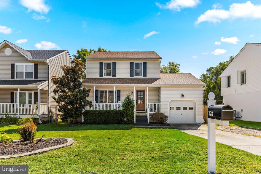 Offer deadline Monday Sept 25th at 10AM. Maryland's local brokerage proudly presents 328 Windell Ave in the desirable location boarding Admiral Heights and Germantown-Homewood (no HOA!) walking distance to the Navy stadium and less than 10 min drive to downtown Annapolis. This A+ condition colonial home offers over 2,100 finished square feet across 3 levels, a 1 car attached garage and space for 4 cars in the driveway. The backyard is everything you could want with a large flat grass space fully fenced in connected to gorgeous hardscape patio perfect for entertaining around a fire pit and large back deck. Fun fact the owners even got married in this backyard! Inside you’ll find a comfortable floor plan with living room, dining room, updated kitchen and 1/2 bathroom on main level. Upstairs offers 3 bedrooms one being a huge owner's suite and ensuite bathroom and the other two rooms have an additional full hallway bathroom. Basement is fully finished with plenty of rooms for storage, another full bathroom, full laundry room, and walk out to outside. Major seller improvements include all new interior windows, front door and sliding glass door through Thompson Creek,  new hot water heater, new kitchen appliances, and much more. See upgrade sheet for all upgrades and additional information. 3D Walkthrough Available. Come enjoy what Annapolis has to offer in this beautiful move in ready property! This one truly has it all!