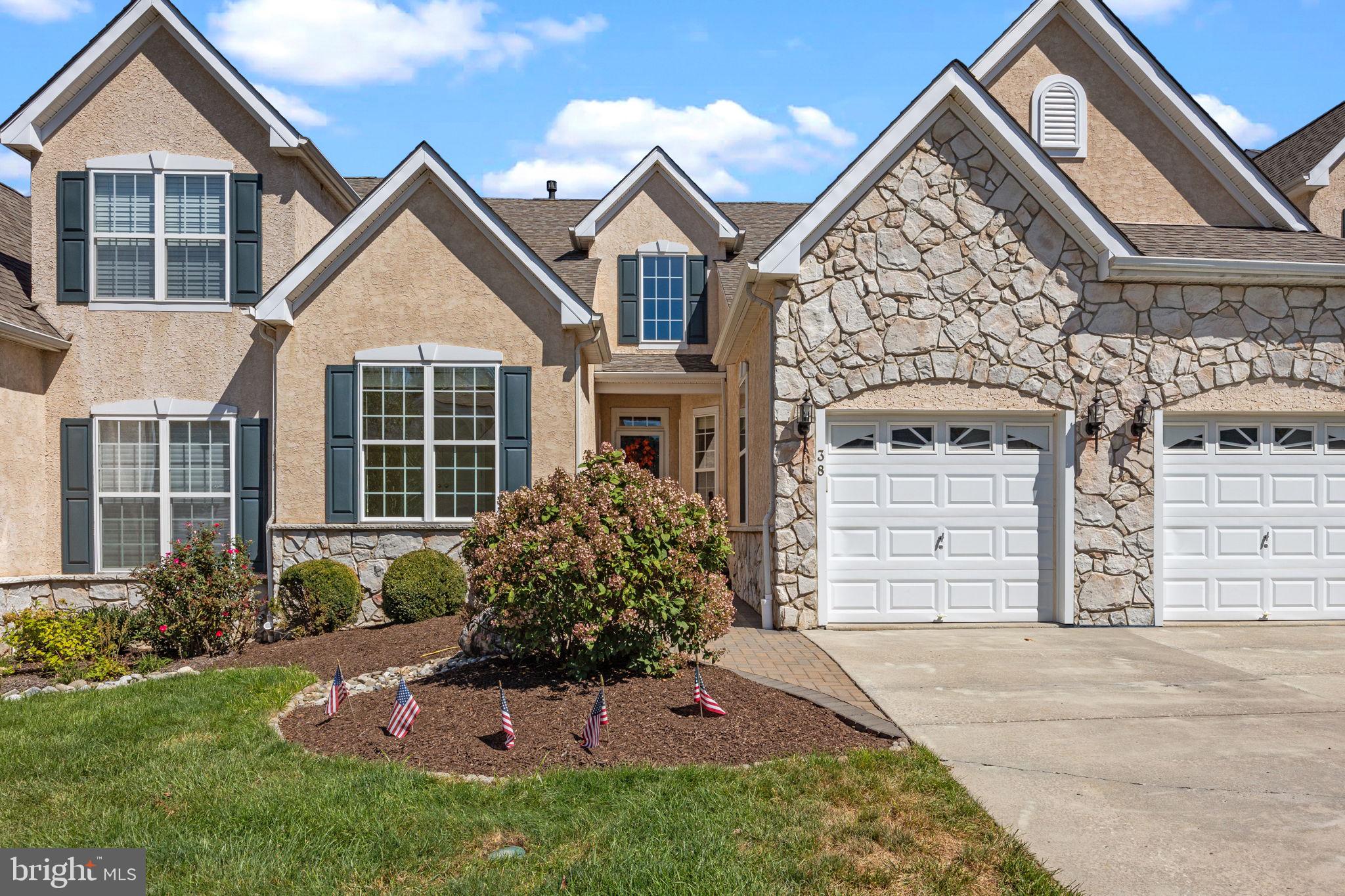 Welcome to this beautifully updated 2-bedroom, 2-bathroom home in the sought-after Traditions at Washington Crossing, a premier 55+ community offering resort-style amenities and a vibrant lifestyle.
Inside, you’ll find a stunning renovated eat-in kitchen with high-end stainless steel appliances, upgraded cabinetry, and elegant finishes — perfect for both everyday living and entertaining. The home is enhanced by rich hardwood floors throughout, a formal dining room, and a living room with a gas fireplace. A spacious primary suite, beautifully appointed with an en-suite bath, and a second bedroom with a full bathroom are also located on the main level. Head upstairs to the loft area, which is perfect for a home office or family room. On this level, you'll also find a beautiful, custom walk-in closet. It's an absolute dream for the fashionista! This home also includes a one-car garage and a full basement, providing ample space for storage, an exercise room, etc.
Traditions at Washington Crossing offers an exceptional lifestyle with a clubhouse, indoor and outdoor pools, fitness center, tennis and pickleball courts, and walking trails. Whether you’re staying active, socializing, or simply relaxing, there’s something for everyone to enjoy. Ideally located, this home is just minutes from the charming towns of New Hope, Newtown, and Yardley, with easy access to New Jersey and major roadways for convenience. Experience the perfect combination of luxury, comfort, and community in one of Bucks County’s most desirable 55+ neighborhoods!