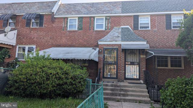 Two story, 3 bedroom row with large front yard and off street parking located in Mount Airy, just off of Mt. Airy Ave. Front living room, separate dining and kitchen on the 1st floor. Three bedrooms plus full bath on the 2nd floor. Full walk-out basement and driveway parking. Excellent Mount Airy opportunity. Property being sold As Is.