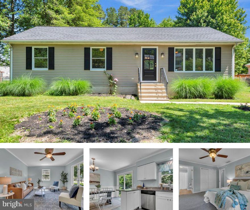 Welcome to 607 Kimberly Way in the sought-after waterfront community of Cloverfields on Kent Island! This charming one-level rancher offers 3 Bedrooms and 2 Full Baths with fresh paint, new flooring, and an updated kitchen ready for you to move right in and enjoy.

The functional single-level layout provides comfortable everyday living with bright living spaces, NEW LVP flooring, spacious bedrooms, and easy indoor-outdoor flow. Whether you’re looking for your first home, downsizing, or searching for a weekend retreat near the water, this home offers the perfect blend of convenience and coastal lifestyle.

Located just moments from the Cross Island Trail, you can bike or walk to Terrapin Beach, the library, downtown Stevensville, restaurants, shopping, and more. Cloverfields residents enjoy fantastic community amenities including a waterfront clubhouse, private beach, marina, playground, pool, and community boat ramp — making every day feel like vacation living on the Eastern Shore.

Conveniently located close to the Bay Bridge for commuters while still offering the relaxed Kent Island lifestyle everyone is searching for.
Roof is 4 Years Old. HVAC is 7 Years Old.