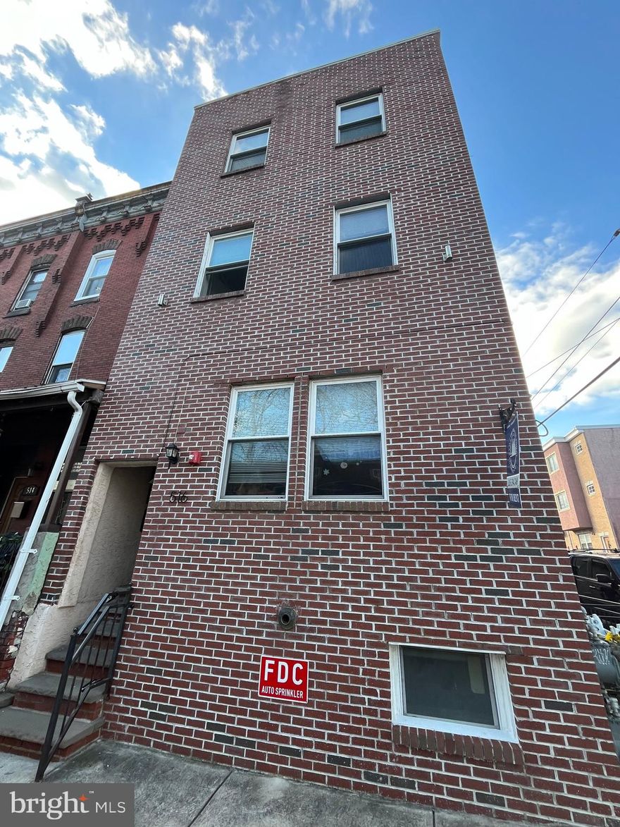 RARE opportunity to buy a newer built 4 unit building blocks from Drexel's campus. Buildings across the street and next door ( one block North) are selling for closer to 150k per bed. This fully leased 4 unit building is made up of 4 - 3 bedroom apartments that each occupy an entire floor of the building. Boasting the balance of the 10 year tax abatement, and a super location this is not one to be missed. Call or email for financials and and to schedule your tour before it's gone.