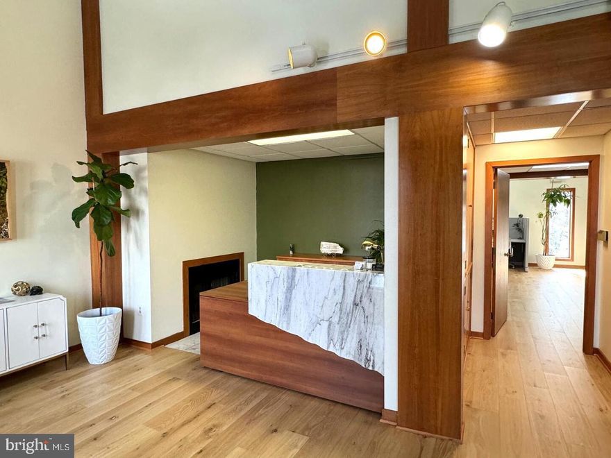 Prime and spacious well-maintained office space at 107 John Robert Thomas Drive in Exton, PA, is now available for lease immediately. Offering 2,675 square feet of versatile space, this office is ideal for various business needs. The property includes a vaulted ceiling, a welcoming reception area, private offices, a conference room, and a kitchenette. The finished basement provides additional space with walkout access. The building features a metal roof, engineered wood and carpet flooring, and double entry doors, creating an inviting atmosphere for clients and staff. With 50 parking spaces available, the property ensures convenience for both employees and visitors. Located in a prime commercial area, the office provides easy access to major roads and amenities, making it a highly visible and accessible location for your business. The lease terms are flexible, with competitive rates tailored to meet your needs, and immediate occupancy is available. This space is perfect for businesses looking for a professional, well-maintained environment in a thriving area.