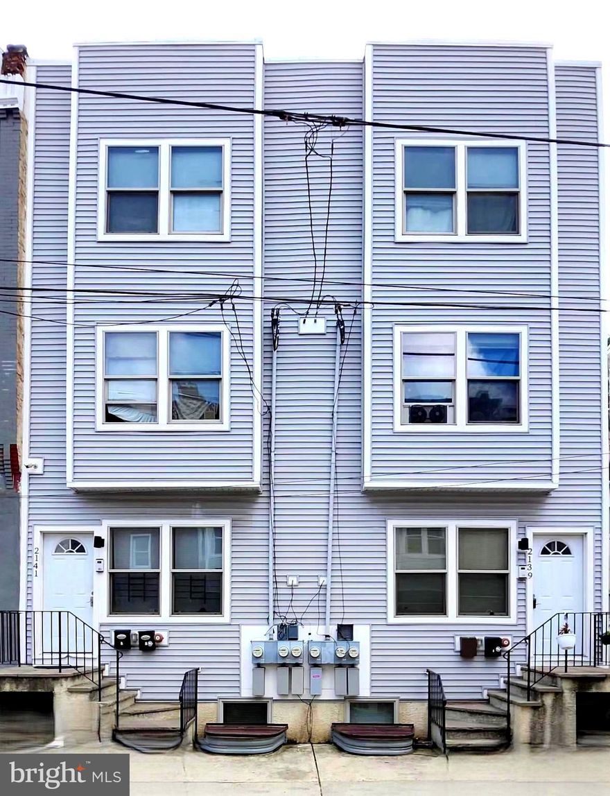 Rare opportunity to own a duplex at N 18th St and Susquehanna Ave, located minutes from Temple University’s main campus. Property is being offered individually or as a package with 2141 N 18th St for a total purchase price of $1,150,000. Properties are identical in layout and construction.

The duplex features 9 total bedrooms and 5 full bathrooms. Unit 1 offers 5 bedrooms and 3 full baths. Unit 2 includes 4 bedrooms and 2 full baths. Units are rented by the bedroom at $525 per room. Current gross monthly income is $4,725. Tenants are responsible for all utilities including gas, water, and electric. All units are currently leased. This can be a great investment opportunity for an investor looking to add a cash flowing multi-family property to their rental portfolio.

This property qualifies for CRA financing with 3% down, no PMI, and an interest rate lower than FHA. HWA home warranty will be included in the sale of the property.

Located just blocks from Temple University, providing strong rental demand and consistent occupancy. Ideal for investors seeking a high-performing asset in a high-demand rental area. 

Showings by appointment only. Financials available upon request.