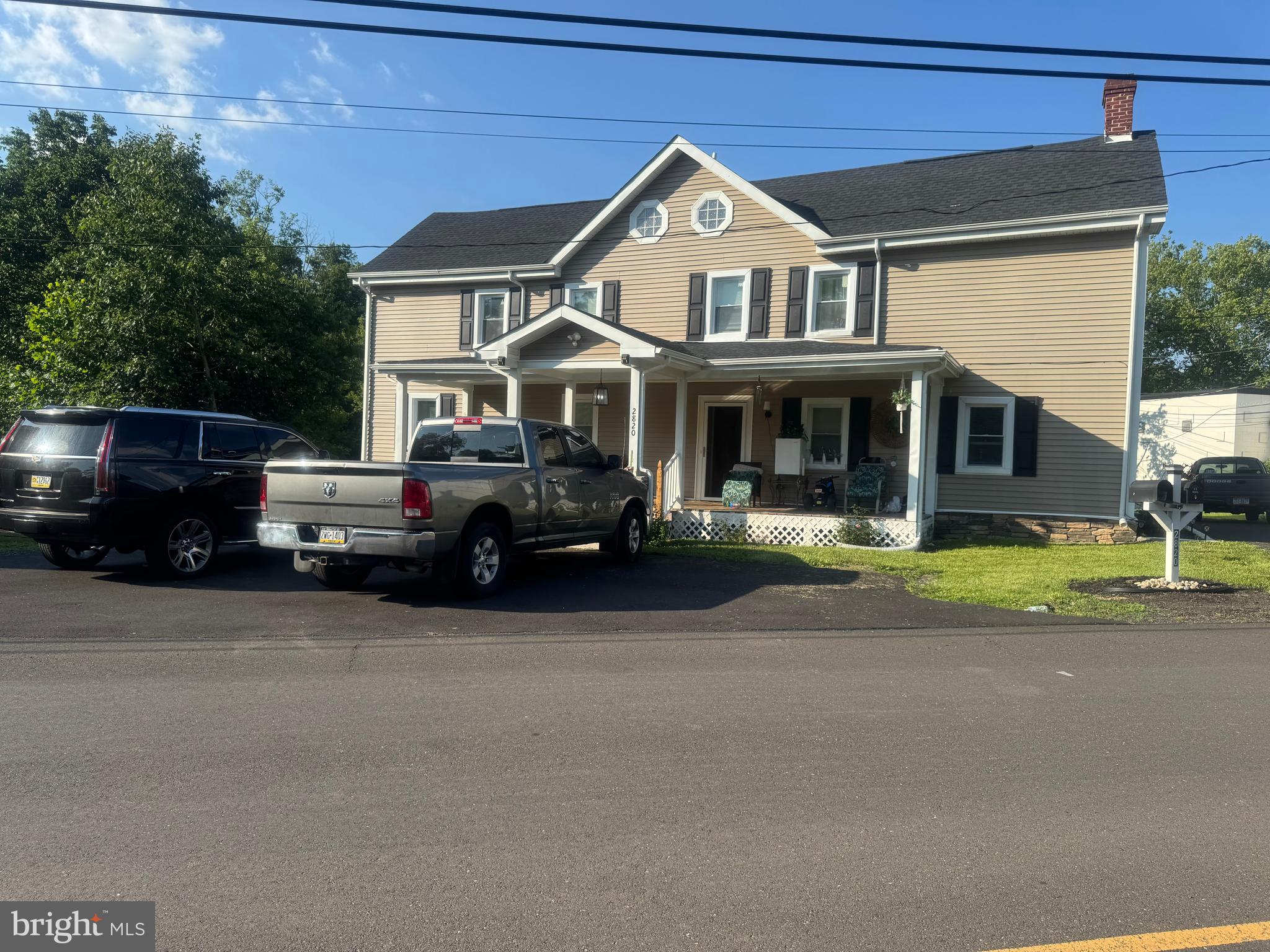 Welcome to 2820 Clymer Ave in Telford PA, a Nice Duplex fully renovated, all renovated and new. Building A has 4 beds, 2full baths, and a half bath. Building B has 2 beds,1 full bath. Each unit has its own entrance, and both units have occupied tenancy, new bath, new kitchen, on both new HVAC systems on. New paving for both entrances, the property generates good income every month, if you are looking for a future investment, Abig sheds near the house used as storage.