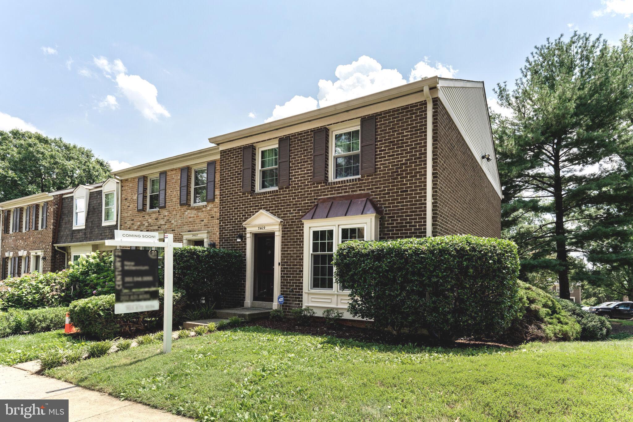 Fabulous opportunity to own a 4BR/3.5BA end-unit townhome in prime Annandale! Featuring a bright and airy floor plan with a gourmet kitchen — marble countertops, stainless appliances, and soft closed cabinets. Thoughtfully designed breakfast nook with a bay window and lots of natural light. The main level features hardwood floors throughout the entryway and dining room, a sunken living room with oversized windows, and a convenient half bath on the main level. Upstairs, the spacious primary suite features a walk-in closet and private bath. There are two bedrooms with plush carpet, ample closet space, and full, hallway bath offering the tub and storage option. The finished basement includes fourth bedroom, full bath, cozy family room, laundry, storage, and walkout to a fenced in patio—perfect for relaxing or entertaining! Updates include newer windows, roof, water heater, and more. Two reserved parking spots (off street) plus ample guest parking on the street. Close to Van Dorn Metro, I-495, Tysons, Mosaic District, parks, and shops. Schedule your tour today!