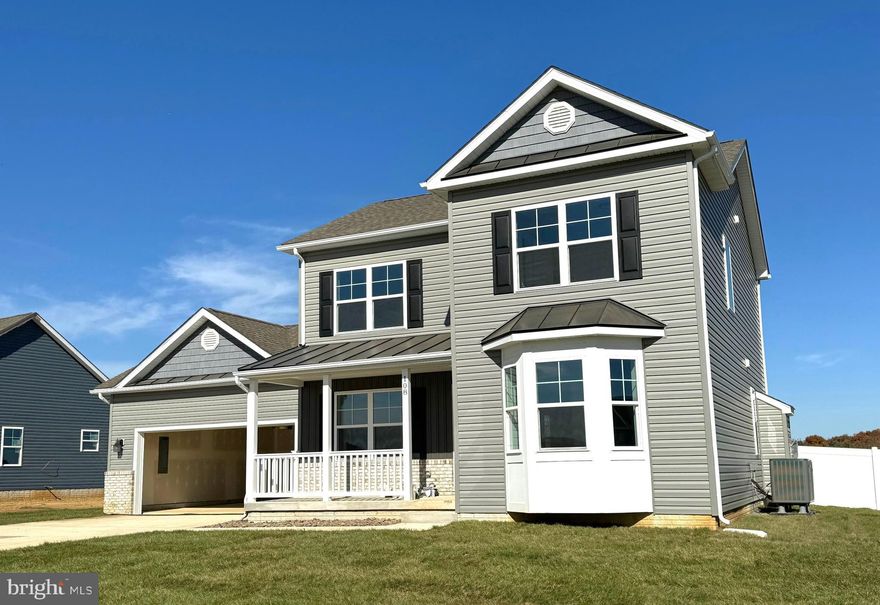 Under Construction, 90 Day delivery...... Almost 2500 finished sqft colonial in desired location close to Spring Mills.  Home features LVP flooring throughout the  main level, a spacious family room with gas fireplace, kitchen w/ island bar, granite countertops, pantry, and SS Appliances, a formal dining room, and seperate office/ flex room on the main level.  The upper level offers a spacious primary bedroom with tray ceiling and  full bath with a separate tub & tile shower & WIC.  The full basement also offers additional living space with a 28x13 finished rec room and a full bath.  There is ample room for storage in the unfinished area of basement as well.  Exterior brick accents, covered front porch, large rear concrete patio, and 2-car garage w/ auto opener included.  Builder pays $10k close assist with use of preferred lenders.