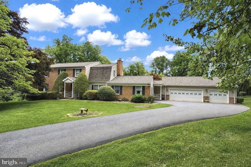 Welcome Home! Nestled on 2.20 picturesque acres, this beautiful home offers space, comfort, and versatility both inside and out. The main level is designed for everyday living and effortless entertaining, featuring a welcoming entertaining room off the side entrance, a spacious laundry room with folding table, full and half bathrooms, an elegant sitting room with a cozy fireplace, and a sun-filled sunroom with skylights overlooking the serene backyard. The spacious kitchen offers room for a large dining table and flows seamlessly into the formal dining room and expansive living room, Sunroom provides access to the rear deck for easy indoor-outdoor living and entertaining.

Upstairs, you’ll find 4 generously sized bedrooms, including a primary suite complete with an en-suite bathroom and walk-in closet. The finished walkout basement provides endless possibilities with multiple flex spaces ideal for a gym, home offices, recreation or entertaining areas, along with a cedar closet and an additional full bathroom.  3 Car Garage and Large Driveway provide lots of parking! A rare combination of privacy, functionality, and charm in a beautiful setting.