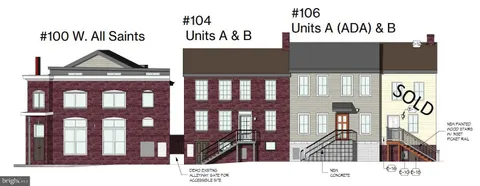 100 W All Saints Street, Frederick, MD 21701 - MLS#: MDFR2059780