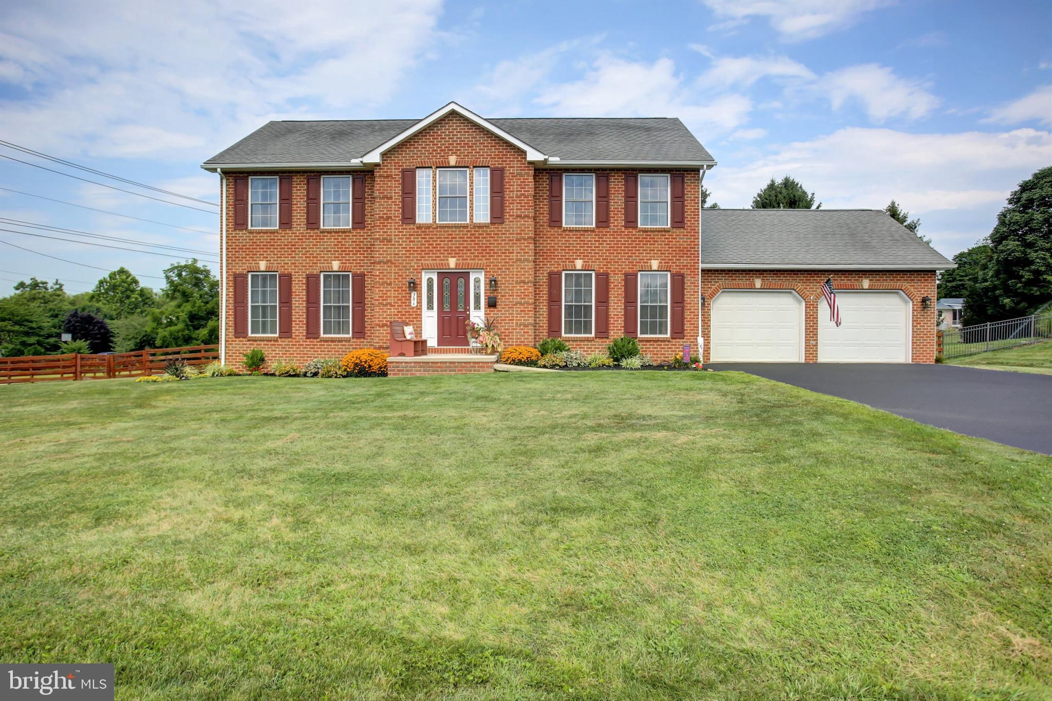 Welcome to this charming 4-bedroom, 2.5-bath home in the heart of Waynesboro, PA, where comfort meets convenience. Featuring a classic brick front, this home offers timeless curb appeal and a warm welcome. Step outside to enjoy backyard living at its finest, complete with an expansive **paver patio** and a fully fenced rear yard—offering **plenty of room to run and play**, entertain, or simply unwind. Inside, the kitchen is a true centerpiece, featuring a **large center island** and pantry—perfect for both everyday meals and hosting gatherings. The formal living room and separate dining room provide elegant spaces for entertaining, while the cozy family room features a gas fireplace for added warmth and ambiance. The finished lower level includes a spacious rec room and ample storage areas, offering flexibility for hobbies, play, or work-from-home needs. Nestled in a small-town atmosphere yet close to shopping, dining, and major commuter routes, this home truly offers the best of both worlds.