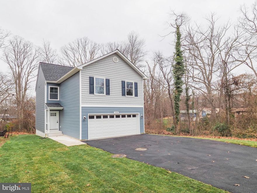 SEEKING A LITTLE PRIVACY?? BEAUTIFUL BRAND-NEW CONSTRUCTION on PRIVATE Wooded Lot!! This modern and maintenance-free home is convenient to Everything! Enter to the inviting living room, with natural light filtering through. The Kitchen boasts Upgraded 42" White Cabinetry with Gorgeous Granite Countertops, aesthetically designed to flow on superior LVP flooring throughout the entire floor. Upgraded Stainless-Steel appliances are also included along with a separate pantry.  The main level hall half bath off the kitchen will make for optimal convenience, and the Breakfast Bar, will allow for additional seating and flow into a separate dining area allows for a great open entertaining space.  Upstairs, you will find the Large Primary Bedroom with Spacious Walk-in Closet and its own beautifully custom ceramic tiled Full Bath with Dual Vanities! Bedrooms 2 & 3 share another handsomely tiled Full Bath, as well as having the Laundry Room on the Bedroom level, allowing for ultimate convenience! 
A spacious "open" area upstairs is a great space for a desk or play area!  The large lower level is awaiting your imagination, but this crawlspace offers plenty of storage space and leads to the the freshly sodded backyard that is surrounded by wooded seclusion  but especially in the Spring, Summer and Fall months, of course! Keep your eye out for wildlife as you enjoy your coffee in the morning, overlooking nature.   And let's not forget about the front load 2 car garage! And....No HOA! Chelsea Beach is a Water Orientated Community with a Playground and Boat Ramp.  There's even a "Mom & Pop style" mini-store within walking distance.  Small town charm, at its finest! And Wait... CHESAPEAKE Schools, too?!?   Better hurry on this one!