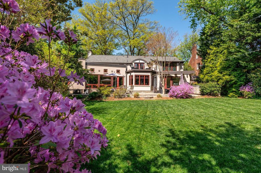 7505 Exeter Road is a modern craftsman-style home that was expertly renovated and expanded in 2012/2013. Thomas Manion of Manion & Associates in partnership with Washington Landmark Builders has transformed and expanded this residence into a stunning 5 Bedroom and 5 Bath property that spans approximately 5600 total square feet. This residence is defined by its incredible rear garden, showcasing an expansive stone Patio that features a Hot Tub and walkout level dining/lounge areas. The 0.30-acre lot is beautifully manicured, including the remarkable rear Garden that has lush blooms and a flat lawn. The thoughtfully designed floor plan is a wonderful blend of formal entertaining rooms and casual household spaces. Quality finishes, timeless design, and contemporary features come together to form a one-of-a-kind showpiece.

Edgemoor is Bethesda’s premier neighborhood with a sensational location that is approximately 2 blocks from Bethesda Elementary School and half a mile to Downtown Bethesda. This is a superb opportunity to have the convenience of being within walking distance to popular boutiques, cafes, restaurants, and amenities – all while enjoying the comforts of an expansive custom-built home with an incredible outdoor oasis.