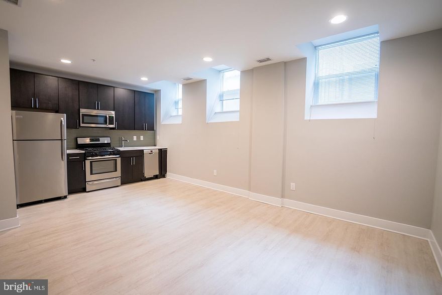 *Available 4/1/24!*

Do not miss the opportunity to live in this state-of-the-art, luxury apartment complex in the former YWCA building at 1607 Catharine Street. In the heart of Graduate Hospital, you’ll be minutes from Broad Street and South Street. Located in the lower level, this 1 bedroom, 1 bathroom unit is spacious with its impressively tall ceilings and modern finishes. The open floor plan invites you into the living room and kitchen complete with stainless steel appliances that include a dishwasher, microwave, refrigerator and gas stove/oven. The full bathroom is a beautiful mix between contemporary and classic with the sleek vanity sink with cabinet doors and drawers, and retro subway tiles and dark gray grout. Finally, the bedroom is spacious with tall ceilings and includes a double door closet and ceiling fan.

You will also enjoy:
– 1 bedroom, 1 full bathroom
– Elevator building
– Secured entry
– Trash room
– Bike room
– Fitness center
– Wi-Fi enabled thermostat
– Central air and gas heat
– Comcast Cable and Verizon Fios ready
– Front loaded washer/dryer in unit

*Sorry, this unit is strictly no pets