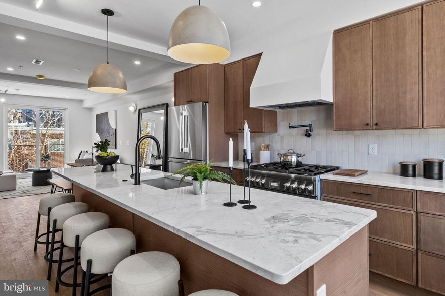 Discover modern luxury in this stunning new construction townhouse, nestled in the heart of Fairmount in Philadelphia. Completed in 2026, this contemporary gem boasts an exquisite blend of high-end finishes and thoughtful design, creating an inviting atmosphere that feels like home. The gourmet kitchen is a chef's dream, featuring Thermador stainless steel appliances and an oversized island that elevate your culinary experience. Moving upstairs you have generous bedrooms, ensuite bathrooms, closet space, and a dedicated laundry room. The primary suite boasts a large walk in closet with built ins and a large bathroom with a beautiful soaking tub, walk in shower, and radiant heat floors for the winter months. The fully finished, basement provides additional living space, while the attached one car garage offers easy access and convenience. This exceptional property combines luxury living with modern amenities, creating a lifestyle of comfort and sophistication. Experience the best of Philadelphia living in this remarkable home.