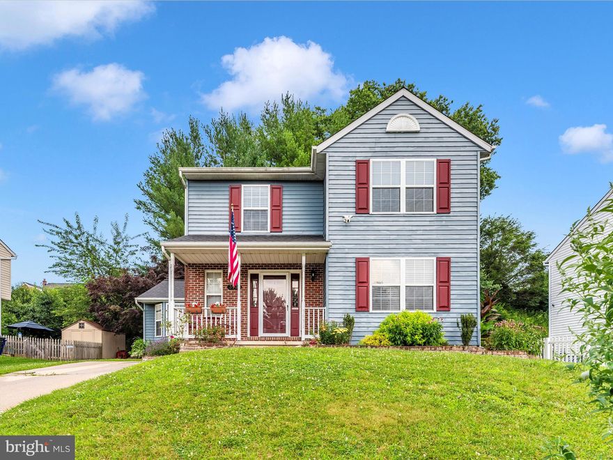 PRICE ADJUSTMENT!! HERE'S YOUR CHANCE TO OWN A HOME IN BRANDYWINE STATION!!  THIS COLONIAL OFFERS 4 BR, 2.5 BATHS WITH A PRIVATE REAR YARD.  OFFERED IS A LARGE LR * FORMAL DINING RM * 1ST FLOOR LAUNDRY RM * KITCHEN W/GRANITE COUNTERS, STAINLESS STEEL APPLIANCES & EAT-IN AREA OVERLOOKING THE FAMILY ROOM & EXIT TO LARGE DECK FROM  KITCHEN AREA.  THE 2ND LEVEL INCLUDES 4 BEDROOMS  TO INCLUDE A PRIMARY BR W/FULL BATH.  THE LOWER LEVEL HAS A ROOM MOSTLY FINISHED THAT WAS USED AS AN OFFICE BUT STILL NEEDS SOME FINAL TOUCHES.  SOME UPDATES INCLUDE NEW GRANITE COUNTERS * NEW CARPET * FRESHLY PAINTED * NEWER LTV (2022) ON FIRST FLOOR &  WATER HEATER 2024.  COME SEE BEFORE IT'S GONE!!