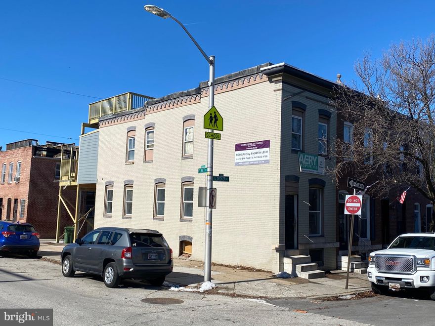 CHAP TAX CREDIT RENOVATION W/ PARKING, ROOF TOP DECK & 3 FINISHED LEVELS - this light filled end of group Canton renovation by Avery Properties features an open floor plan w/ hardwood floors throughout, exposed brick, crown molding, middle dining area and dazzling kitchen w/ ss appliances, granite countertops and custom cabinetry leading to rear parking pad!  Upper level offers two bedroom & two full baths, convenient hallway laundry, owner suite w/ double bowl vanity, luxurious oversized shower and large two tier roof top deck with amazing downtown and park views!  Fully finished lower level - conveniently located off the park and just a few blocks to the Canton Square.  Under construction - April 1 completion date, pending final chap approval!