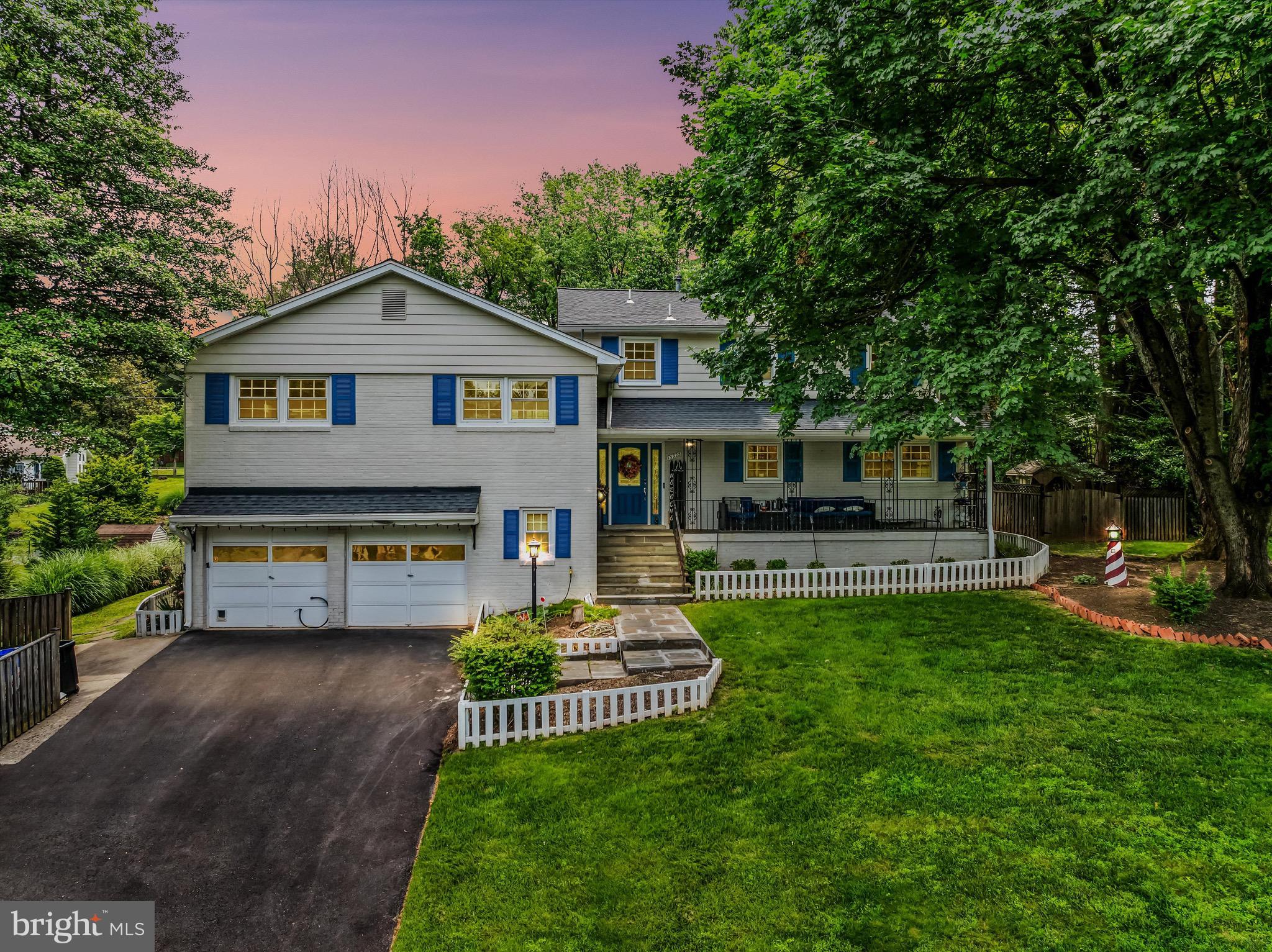 Welcome to this stunning 5 bedroom , 3 and a half bath split level in the highly desirable neighborhood of Colesville Manor. This neighborhood has no HOA and is beautifully tree lined. This homes has an over sized level back yard with gorgeous trees, and landscaping. Hop into your in-ground pool and hot tub. Over half an acre with a fenced in yard, bring your fury friends, this home is ready. Sit on the large front porch and enjoy your morning coffee. When you step inside you are greeted by hardwood floors, a gourmet kitchen with granite countertops and an inviting sunroom over looking the back yard. Step down stairs to a totally finished rec room with loads of built in shelving, a bar and a fireplace. Travel up just a few stairs to 4 bedrooms and 2 full baths. Another few steps to the top and you will find a generous owners suite with a massive dressing room, a large bedroom, a generous bath with a walk in shower and soaking tub. There is also an office off the master. This home has it all. Come put your finishing touches on this beauty and make it your own!