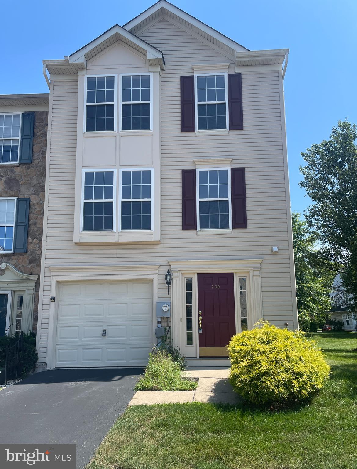 Beaver Run Village - This home has been renovated from top to bottom. You will be in love with this bright and airy townhome. This is an end unit townhome with an attached garage. There are three levels. As you enter the property, you will find the powder room. Continuing, you will see the great room. The room is huge and you can make it what you wish, i.e., family room, game room, man cave. The possibilities are endless. The whole family will enjoy it. There is a closet for a washer and dryer as well as a large walk-in closet. The back door leads to a patio.
You will be amazed when you see the second level because it is bathed in sunlight. There are windows galore and the kitchen has been renovated with new countertops, backsplash, sink and center island. New appliances include dishwasher, stove and microwave. There is also a butler's pantry. Across the room
where you can put your table, there is a bow window which warms the space.
On either side of the kitchen, there are two rooms. Again, you can use one as a living room and decide how to use the other. Both rooms have new recessed lighting.
On the third level, there is a master suite with an en suite bath with an enclosed shower and soaking tub as well as a walk-in closet which you can fill to the brim. There is another full bath in the hallway and two additional bedrooms.
The home has new LVP floors, making the space luxurious. You can move right in and enjoy this home for many years. Come and see it. You won't be disappointed!