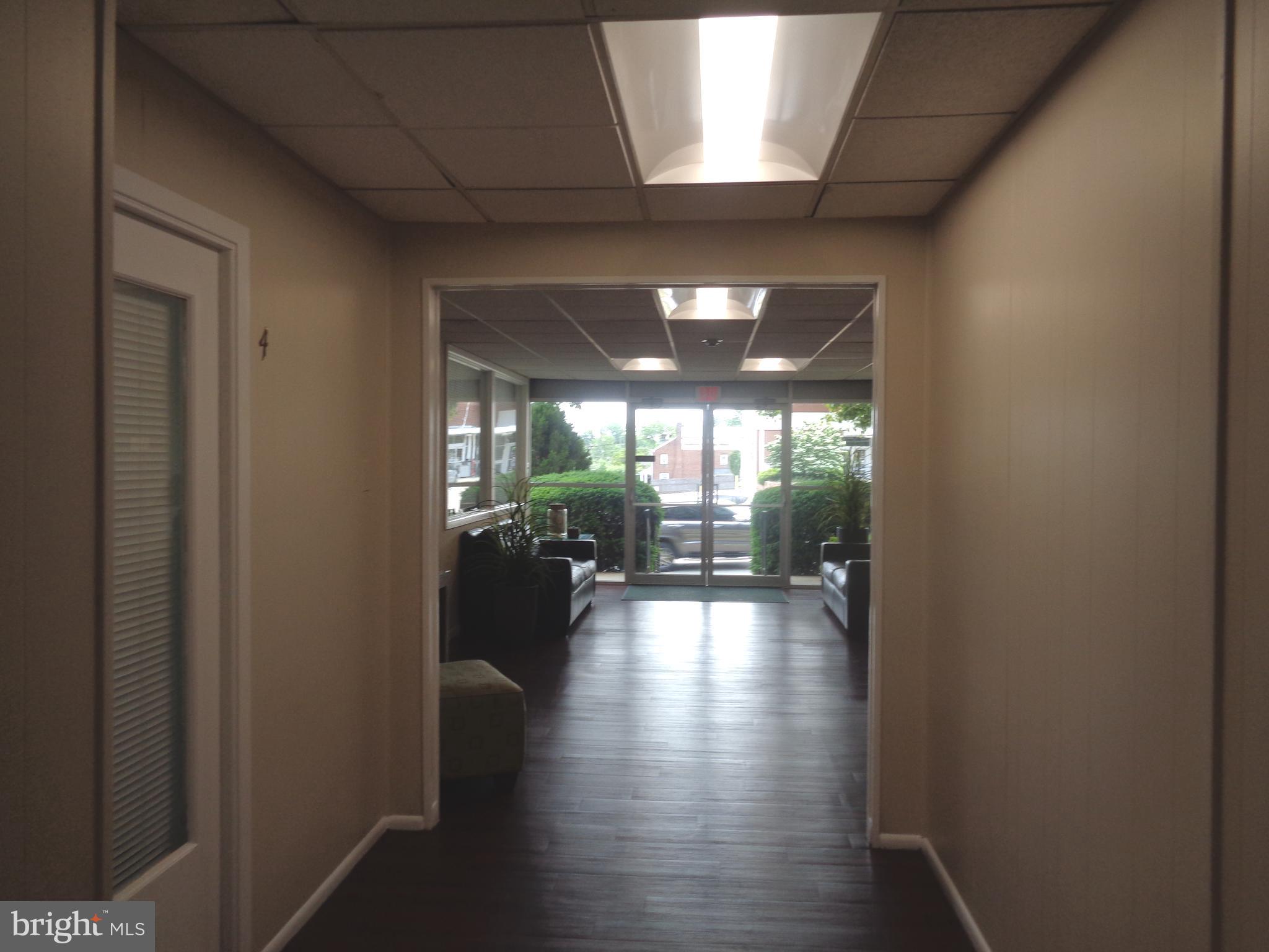 Fantastic opportunity to start or move your business to this highly visible location. Minutes away from Montgomery County Court House and close to King Of Prussia. Free signage advertising for your business on Main Street at busy intersection. Large parking lot for all your clients with 4 to 5 available offices depending on your needs. Great opportunity for Law Office, Accounting Firm, Counseling Center many different opportunities to either start or move your business to this location. Schedule your appointment easy to show. Upgraded electric with many outlets and phone jacks. Also choice of Fios or Comcast to get your business up and running quickly. Each unit has its own control of heat and ac. Clean and spacious waiting area for your clients.