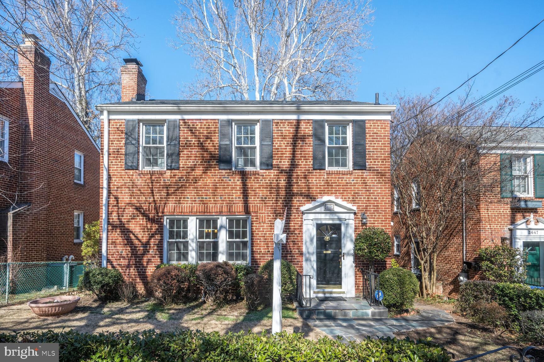 PLEASE SUBMIT OFFERS BY TUESDAY, 2/25 at 12PM. THANK YOU!
Charming Brick Colonial in the Heart of North Cleveland Park
Welcome to 3651 Alton Place NW, a beautifully maintained south-facing brick colonial nestled in the coveted North Cleveland Park neighborhood. This distinguished residence offers three levels of spacious living spread over 2,000+ square feet, blending classic charm with modern updates. Step inside to discover beautifully refinished original hardwood floors, freshly painted walls, and thoughtful upgrades, including a brand-new HVAC system and roof (both installed in 2024).
The inviting living room features beautiful windows and a cozy fireplace, perfect for relaxing in the evening. The formal dining room is ideal for hosting family dinners, and connects to a light-filled sunroom that opens up to the private backyard. The kitchen is equipped with everything a chef needs. A convenient powder room and enclosed mudroom / green room round out the main level.
The fenced​-in backyard is a private oasis, complete with lush landscaping, beautiful trees, a walk-out patio, and a separate barbecue area with gas hookup—perfect for outdoor entertaining. Upstairs, you’ll find three generous bedrooms, a full bath, and a serene screened-in porch​ perfect for relaxing after a long day. The fully finished lower level offers stylish new flooring and versatility with an office or additional bedroom, full bath, and a washer and dryer, enhancing the character and warmth of this exceptional home.
The location can’t be beat! Just a short walk away, you’ll find a farmer’s market, grocery stores, highly-rated public and private schools, a variety of restaurants, parks, and plenty of entertainment options. Plus, with both the Van Ness / UDC and Tenleytown Metro stations within walking distance, commuting around the city is a breeze. Plenty of street parking adds even more convenience.
This home is a true gem. With its spacious interior, beautiful finishes, and unbeatable location, it’s perfect for both family living and entertaining guests. Don’t miss your chance to make this exceptional home your own!