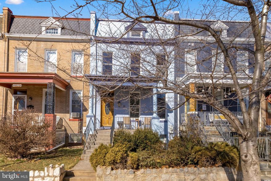 Charming & Classic NE row home with beautiful calming neutrals and warm natural wood accents overflowing with natural light and multiple skylights.  Luxury vinyl flooring, neutral  paint to go with anyone's decor.  Granite countertops in kitchen with stainless steel appliances, undermount microwave to allow for an open counter space, Gas stove, closet storage. Stunning accent brick wall in bedroom with high vaulted ceilings, sky light recessed lighting & ceiling fan, and private balcony. Two additional bedrooms, full bathroom with jetted tub, white tile with grey marbling complementing the accent grey tile. Rear patio with access to private 1 car parking!!!  Rent also includes Gas, Electricity, Water & Sewer. Conveniently located near Howard University & Newly Modernized Edgewood Recreation Center! Vouchers Welcome