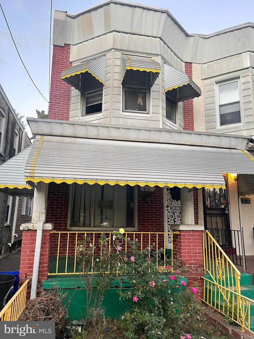 Investor Alert!!  Great 3 bedroom twin with covered front porch,  rear yard, newer looking forced air gas heater and newer looking electric panel.  Newly cleaned out!  Great fix and flip or keep as rental.  Being sold in as-is condition.