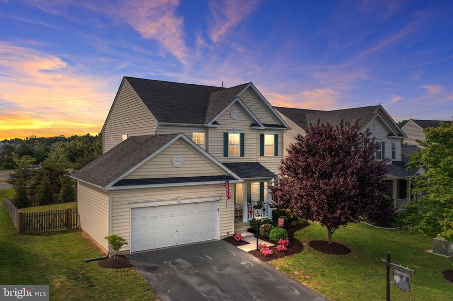 You will fall in love and feel right at home as soon as you walk in and are welcomed by oversized barn doors! Open concept living with tons of natural light and beautiful hardwood throughout the main level. Amazing gourmet kitchen with tons of cabinet space, fabulous farmhouse sink,  custom butcher block island,  granite counter tops, stainless steel appliances and a HUGE walk-in pantry. Offering 4 spacious bedrooms, 3.5 baths, upper level laundry and a finished basement with an extra room that could be used for an office, playroom or illegal bedroom. Situated on a quiet cul-de-sac with a large flat yard and a perfect backyard for entertaining.  Conveniently located within minutes to restaurants, shops, movie theater and easy access to major roadways. Welcome Home!