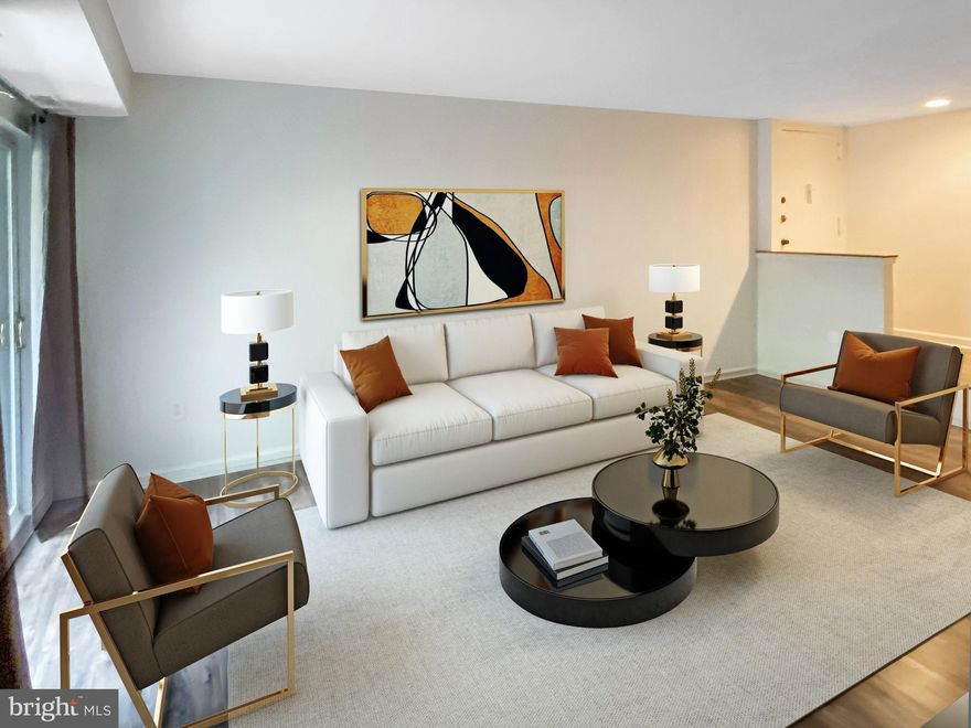 Large, move-in ready 2 bedroom, 2 full bath with den condominium close to downtown Annapolis.  Brand New stainless steel appliances, freshly painted, and new carpet in bedrooms.  Vinyl flooring throughout the main living area.  The spacious primary suite includes a full bath and walk-in and secondary closets.  The condo fee includes gas for heat, hot water, and cooking, as well as water.  Community includes pool, tennis courts, and 2 playground, one right outside the back of the building.  Ample parking available on site.