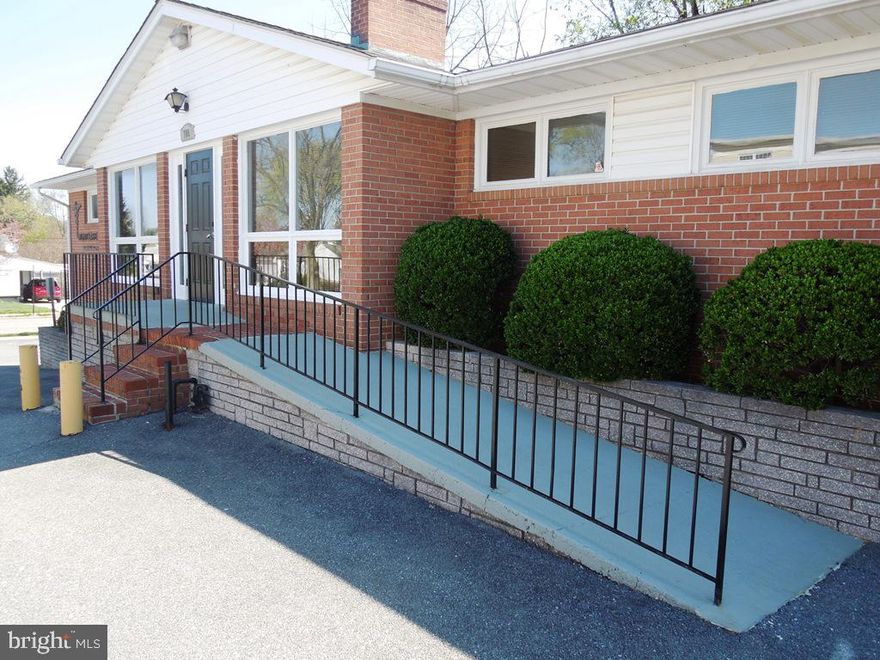 Detached Brick Office Building Located Across From Frederick Health Hospital.  Affordable First Floor Office Available Approximately 700 (+/-) Square Feet And Recently Remodeled.  The Interior Offers A Waiting Room, Receptionist Office, Larger Than Normal Physicians Private Office,  3 Exam Or Procedure Rooms, Comfortable Eat In Kitchen, & Or Break Room For Staff.  The Office Has Exposure To Montclaire Ave., Easy Access And Includes A Handicap Ramp.  The Building Is Complimented By An Oversized Convenient Parking Lot Plus Off Street Non Metered Parking As Well.  Rent Includes Water, Sewer, Snow Removal & Common Area Maintenance.  Tenant Only Responsible For Electric And Internet/Cable Service.
The Remodeled Flexible Space Is Ideal For A Medical Office Only Steps Away From The Hospital,  Administrative Offices, Therapists, & Counseling Services.