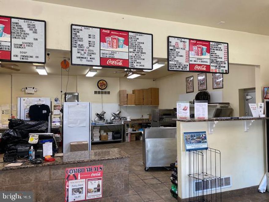 PJ's Deli is for sale including the business.  PJ's has a long history of being an established and successful business for many decades.  Property was rebuilt in 2011. Private parking.  All kitchen equipment including pizza oven, freezers, refrigerators, other appliances, POS system, security equipment and food trailer are included in the sale. Generator backup.  Property is located near the Historic Stottsville Inn.  Located just off Rt 372.