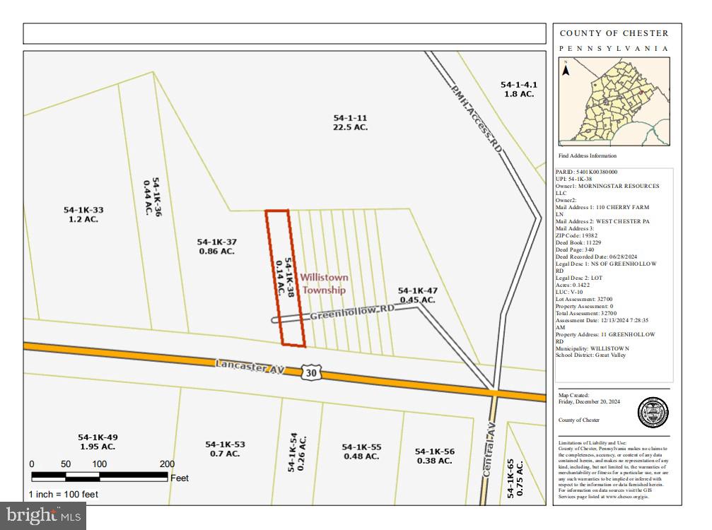 Vacant Lot adjacent to Paoli Hospital zoned OP which stands for Office/Professional but also permits residential (Detached and Semi-Detached) and other uses. This lot has frontage on Lancaster Ave and signage or billboard may be permitted. The house was removed, but this lot could be used for a broad range of uses as the OP zoning district has many "by-right" permitted uses but this lot may require a zoning variance or a survey. Perhaps a commercial use such as a daycare, medical office, billboard or parking lot would be the best use but a new single family home for someone who works at the adjacent hospital would be ultra convenient enabling walking to work. Main Line Health or their affiliates own the adjacent lots and have recently applied to combine tax parcels. See info for this lot including tax plan, zoning and other info in MLS docs.
