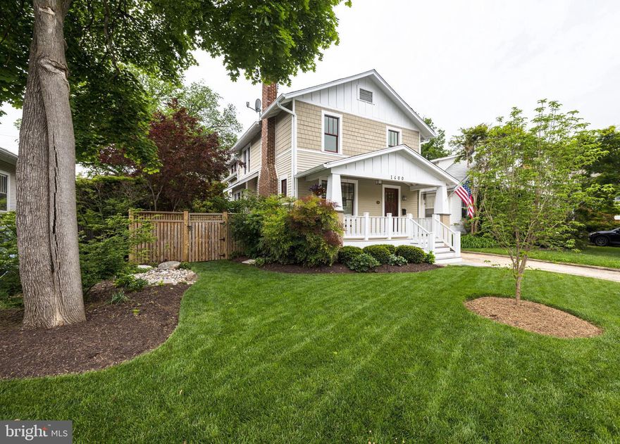 CANCELLED Open House 5/7 2p - 4p. Under Contract. This charming and wonderfully updated house with newly installed pool offers a spa like setting yet walkable to restaurants and shops. Sit on the front porch or lounge around the lovely pool to sip your morning and evening beverages. Main level offers all hardwood floors, a spacious foyer, a living room with wood burning fireplace, gourmet kitchen with stainless steel appliances that opens to a large dining room with a built-in banquet, and family room overlooking a lovely and mature landscaped yard, patio and pool. The upper level features the owner's ensuite with walk-in closet that overlooks the lovely backyard, three additional bedrooms and a hall bathroom. Above the detached garage with extra storage space is large bedroom and full bathroom.