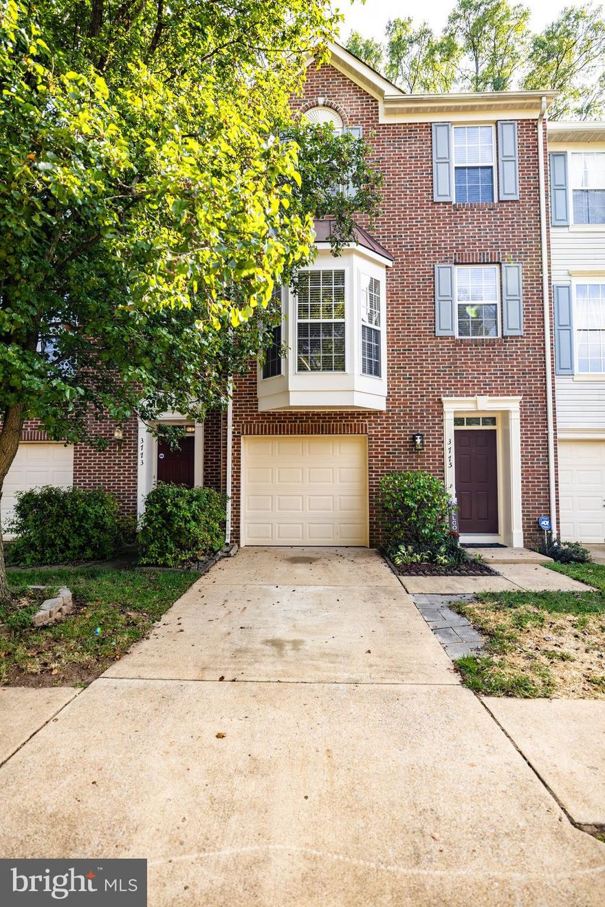 Imagine being in your NEW HOUSE for the HOLIDAYS!!! We can make that happen! Welcome home to this beautiful brick-front townhome in Mount Vee Manor/Parkside at Mt. Vernon! With 3 bedrooms, 2 full baths, 2 half baths, a one-car garage, and a rare three-level bump-out, there’s room to live, work, and play. 
Freshly painted throughout and featuring brand-new flooring upstairs, this home shines with all-new stainless-steel kitchen appliances, granite counters, an island, and a pantry—perfect for everyday meals or entertaining friends. The main level offers hardwood floors, a spacious living room, a cozy den with a gas fireplace, and access to one of two private decks overlooking peaceful Vernon Heights Park.
The ground level includes a handy powder room, laundry area, and an oversized rec room that’s great for movie nights, workouts, or a home office. Upstairs, the primary suite features a walk-in closet, vaulted ceiling, soaking tub, separate shower, and its own PRIVATE DECK! Two additional bedrooms and a hall bath complete the top floor.
With trees behind you and no homes looking in, you’ll enjoy a wonderful sense of privacy—all while being close to commuter routes, shopping, dining, and parks. Estate sale sold as-is