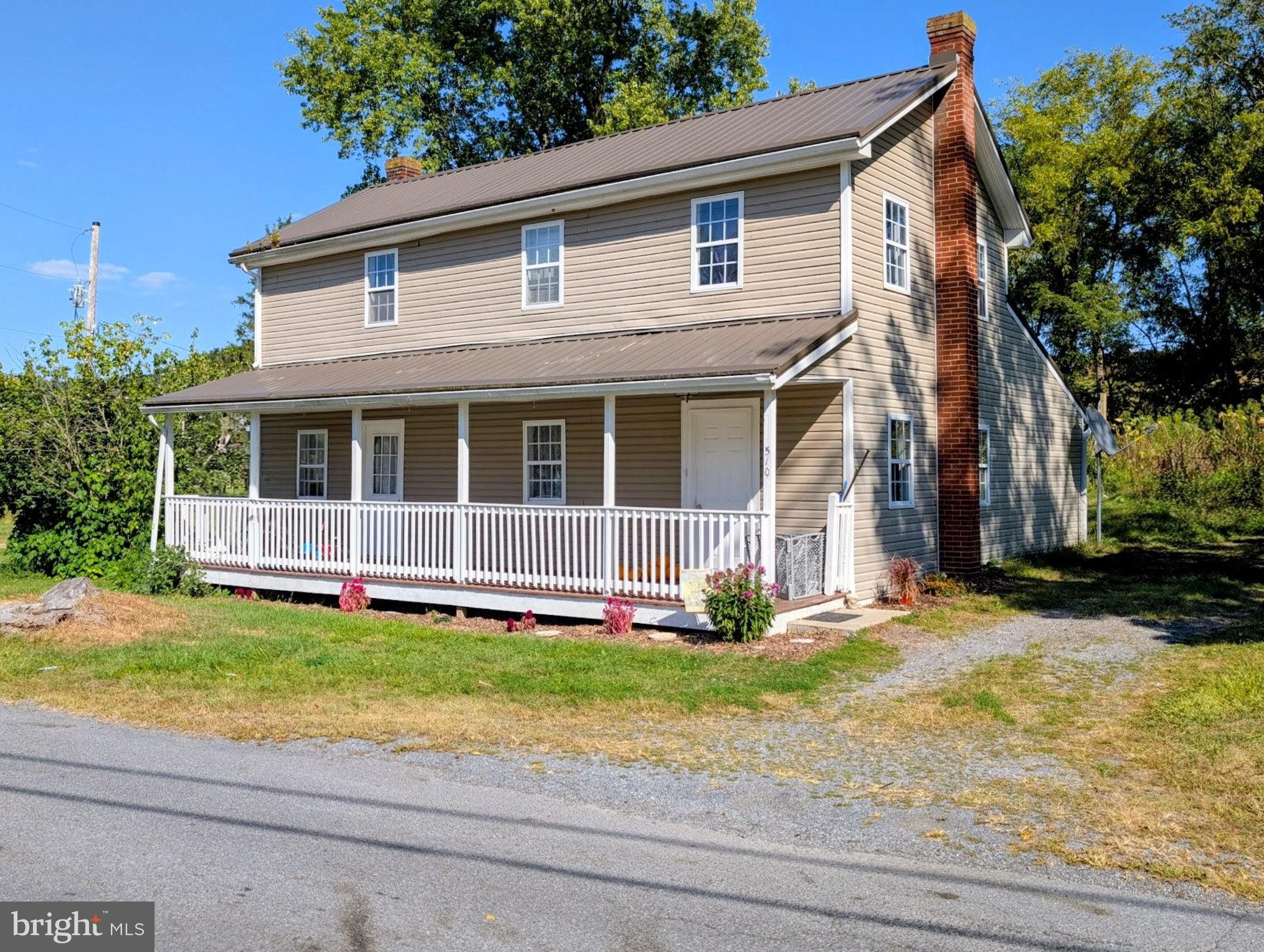 Welcome to this charming and cozy two-story, two-bedroom, one-bath home nestled in a peaceful rural setting—just minutes from local schools, dining, and shopping conveniences. This home offers the perfect blend of country charm and modern comfort. Step inside to find a bright and functional kitchen with storage space for canned goods and pantry items. The adjacent mudroom provides even more storage potential, ideal for pantry overflow or seasonal gear. The dining room easily accommodates a large table, making it perfect for family gatherings and entertaining. Easy-care laminate flooring runs throughout the first floor, and a pellet stove paired with two mini-split systems ensures year-round comfort—warm in the winter and cool in the summer. Upstairs, you'll find a cozy landing area perfect for a reading nook or play space. The primary bedroom features hardwood floors and its own mini-split system. The second bedroom is carpeted and includes a ceiling fan and mini-split for personalized climate control. Outside, enjoy the bounty of your own garden and fruit trees, and bring your homesteading dreams to life with an on-site chicken coop and storage shed. Recent improvements include a new roof, windows, hot water heater, (newer) stove, and (newer) refrigerator, as well as insulated walls, updated plumbing, a safety-inspected electrical system, a sump pump, and more. If you're looking for a move-in ready home with space to grow, and a touch of country living, this property is a must-see!