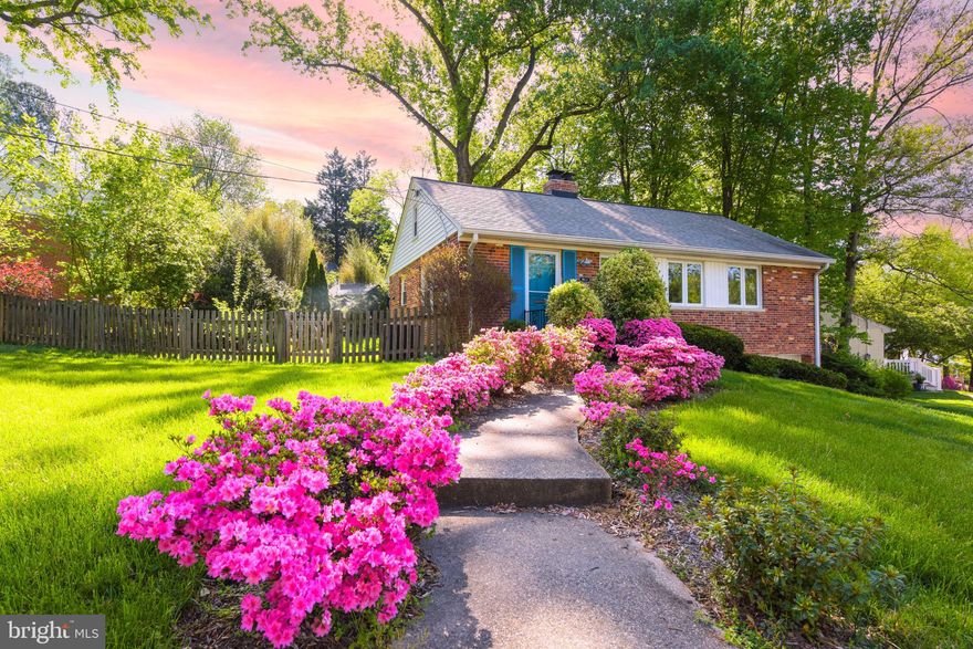 Welcome to 1411 Ruffner Road, where you'll discover the ultimate in one-level living! Dating back to the 1950s, this home is a true gem and fits in perfectly with the other houses in the charming and sought-after Braddock Heights neighborhood. With garage parking, gorgeous landscaping, a fenced backyard, and a practical layout, it's the ideal place to make your own! As soon as you step inside, you'll be captivated by the abundance of windows that provides plenty of natural light, filling the home with warmth and cheer. Neutral paint colors and hardwood floors will complement any decor style. The main level is comprised of a gracious living room, a dining area, a galley-style kitchen, three bedrooms, and one full bathroom. The living room offers a wood-burning fireplace making it the perfect spot to cozy up with your loved ones on chilly evenings. A modern kitchen boasts stainless appliances, granite countertops, contemporary pulls on sleek cabinets/drawers, and access to the wonderful outdoor space. And the three bedrooms, and one full bath, make this residence a dream for anyone who prefers one-level living. A true forever home! The completely finished lower level boasts a spacious rec room, ample storage, a laundry closet, and another full bath. Outside, the front walkway is lined with beautiful azaleas which enhances the curb appeal, and the backyard provides a private oasis begging to be enjoyed. Whether you're entertaining guests or simply relaxing after a long day, this space is sure to impress. And you’ll love gazing at the majestic tulip poplar tree.  Close to all area major highways and a short drive to DC make this home great for commuters, and is located close to shopping centers that provide all your everyday needs making running errands a no-brainer.  Don't let this amazing opportunity pass you by. Plan a showing to discover why 1411 Ruffner Road is the perfect place for you to call home.