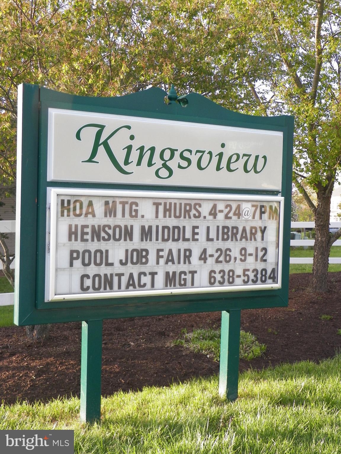 KINGSVIEW SUB - Residential