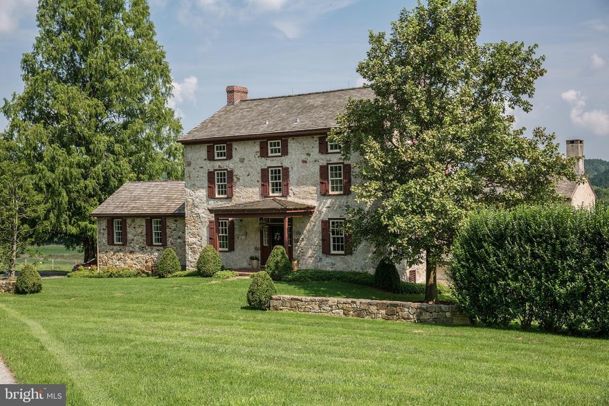 Wyebrook Farm is perfect for a family compound and your own private sanctuary! Located away from all the disruption! Situated on 197+ acres with stunning views of the countryside, pond and Brandywine river. Possibilities abound!! A Spectacular Stone Barn with its commercial kitchen, has been used for events, weddings, farm to table dining and offers a retail market and restaurant. An original 1785 Stone Manor Home with 7 bedrooms/4 full baths has views from the family room and terrace of the picturesque pond, springhouse and countryside!!  Renovated in 2011 with new cedar roof, new Marvin windows, HVAC, radiant heat floor and updated kitchen gives you all the modern conveniences yet maintains the character with original hardwood floors! A summer kitchen with a brick floor has an additional bedroom and bath. Wyebrook offers a charming farmhouse as a second residence or it could be used as a B&B opportunity!!  Renovated in 2010 the smaller farmhouse offers 4 bedrooms/2 full baths with a kitchen, living room and office. Wyebrook Farm could be a great property for the equestrian! Large open sided barn could make a great indoor arena. For the farmer, there is a full cattle handling system, scale and head chute!  The property has fenced in pasture with a solar powered well that gravity feeds to all hydrants. Currently occupied by cattle!  There is a large pavilion with open post and beam construction, a smaller pavilion,  a mechanical barn, a large open sided barn and 2 high tunnel greenhouses. Sustainable living at its best!! This property is under a Chester County Ag easement. All but 7 acres are conserved farmland. 823 N Manor Road has a private driveway and is included in this sale. The listing agent must accompany you for access. Schedule your own private tour of this incredible property with ENDLESS possibilities!!!