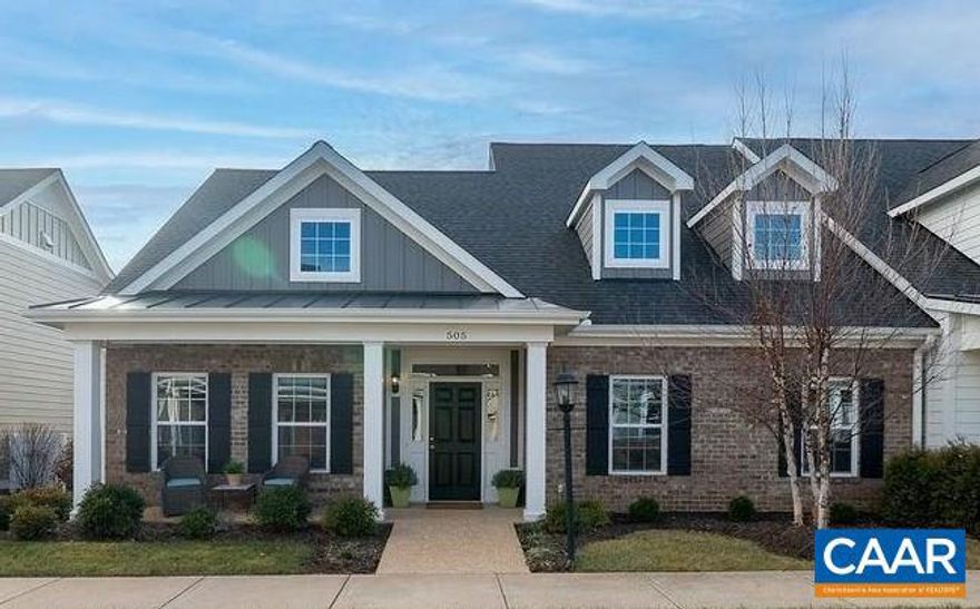 Come visit this elegant, energy efficient home, complete with solar panels, located in the tranquil East Village of Old Trail!   This is a rare opportunity to acquire a stunning, spacious, single level living home, that has been meticulously maintained.  This light filled home offers endless opportunities and flexibility for cooking, dining, working, relaxing and entertaining.  The kitchen boasts an abundance of granite counter tops and cabinet space.  Enjoy accessible, zero entry from the front and back of the home.   There is storage galore with two large walk-in closets, two additional hall closets,  and storage space above the garage, with pull down steps for easy access.  An over-sized garage provides ample space for bikes, tools, shelving, an extra refrigerator and more, while easily housing two vehicles.  This home overlooks an inviting green space, with no traffic passing by your front door. Walk to community restaurants, coffee shop, acac gym, dentist, optometrist and a mercantile shop, all just a few blocks away, in the expanding commercial center.  With a community pool, golf course, playground, park and community garden, there is something for everyone.  Open House:  Sat.1/11 & Sun.1/12, 1-3 pm.,Granite Counter,Maple Cabinets