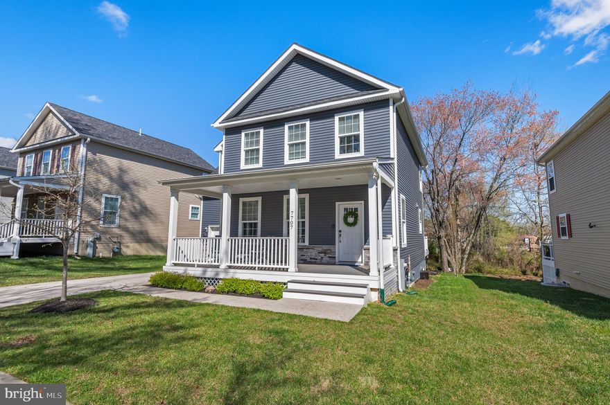 This picture perfect property in the Parkville area was built in 2017 and shows like a model home.

Located on a quiet street off of Taylor Avenue and in a row of equally beautiful recent construction, it offers the privacy of detached living with proximity to the beltway, I-95 and all major routes to downtown.

Be charmed from the moment you arrive at your covered porch front. Step into a large, open living room with natural light streaming in from every direction. High ceilings, hardwood floors and crown molding enhance the look and feel of this space.

The light-filled kitchen is a cook's dream, with plenty of room for a large table. Sliding doors open to your spacious trex porch which overlooks a parklike setting.

Upstairs are three bedrooms, the smallest of which is currently being used as an office, but can easily accommodate a queen size bed. The primary suite feels very luxe and features an ensuite bath with an oversize shower.

Downstairs is a fully finished suite with a true bedroom, a contemporary bath and a huge living or rec space. The lower level also includes ample storage space.

A very complete package in this low inventory market!