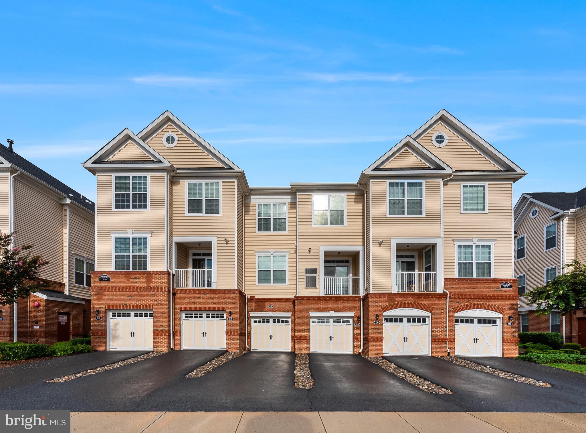 Move into this highly coveted Asbury Model in Loudoun Valley with over 1500 finished square feet of livable space. Home features 2 primary suites on upper level and open living on main level. Gourmet kitchen with large granite island opens to large living space, perfect for entertaining. Hardwood floors, neutral paint, recessed lights throughout the open main level. Washer and dryer bedroom level. Covered balcony facing common area.. Home has been immaculately maintained. 2 reserved parking spaces. Pets on case by case basis. Move in NOW!