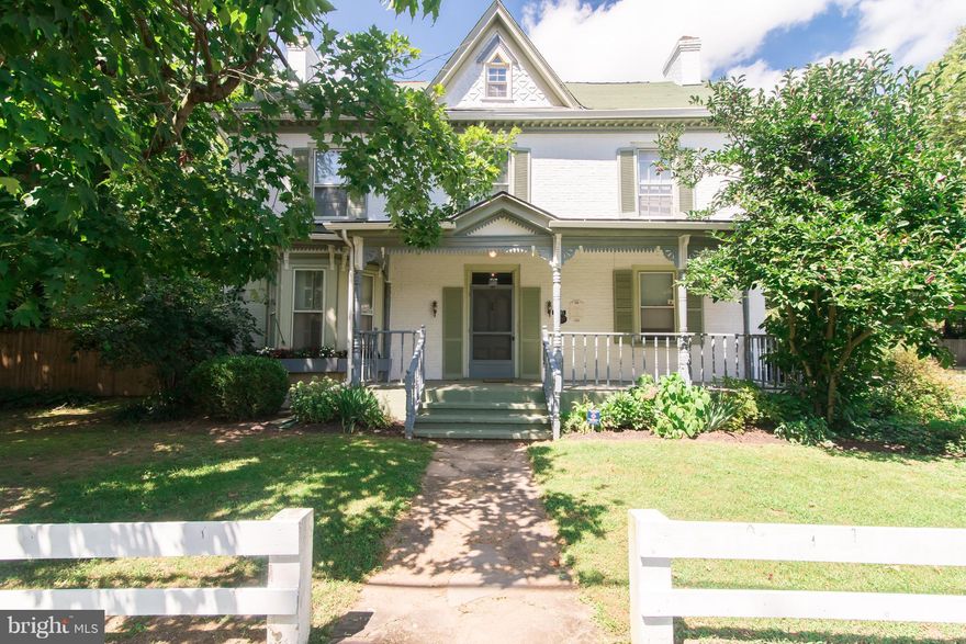 Historic property and gardeners delight located in quiet neighborhood. Original wood flooring, 9' foot ceiling, upgraded electrical, newer A/C, stainless appliances. Privacy fenced back yard with pond & beautiful landscaping, Two car garage with workshop, Mud room/garden room, Tons of storage and closets! Enjoy your morning coffee on the covered front porch. Large storage Shed.