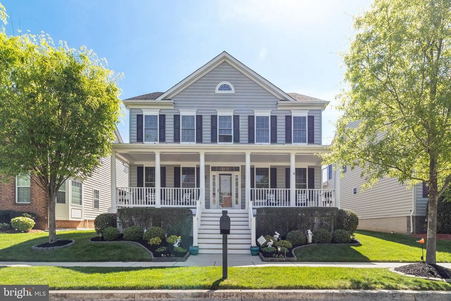 2.25% INTEREST RATE OPPURTUNITY!! Assumable VA Mortgage & Low Rate! Exquisite Carriage Home in Luxury Gated Community of Oak Creek. Original owners have meticulously maintained this lovely three level home. Stunning hard wood flooring flowing through the main level. Gourmet kitchen with modern appliances, tasteful backsplash and extended kitchen island is great for entertaining. Enjoy the sunroom addition on the back of the house and the gorgeous paver patio. Grill out with family and spend time outside those summer nights. Retreat to the primary owner's suite with his & her walk in closets, relaxing adjoined room perfect for reading or exercise. The generous size ensuite features soaking tub and walk- in shower. Two additional spacious bedrooms on upper level with full hall bath.  The owner added additional living space to the master suite with the original 4th bedroom. The sprawling finished basement is rated 10/10 for entertaining & family fun. Wet bar with granite countertop finish, built in wine/liquor cabinets, great storage drawers, dishwasher & beverage refrigerator. Pool table, chairs equipment all conveys with the home, excellent condition.  Unfinished storage area has endless possibilities. You could add additional bedroom/bonus room or set up a gym.  2-car rear loading garage, cozy front porch and back yard patio oasis are just a few upgrades to mention when this home was built. The front porch rocking chairs and tables will convey with home. As well as the patio furniture, grill and firepit; all convey. Located in the prestigious Oak Creek community with amenities; golf course, tennis courts, Country Club & Restaurant, golf store, clubhouse, in ground swimming pool, walking/hiking trails. Enjoy the elegant lifestyle this community has to offer. Great proximity to Joint Andrews Air Force Base, Fort Meade, Indian Head and Annapolis Naval Base.  This home has an assumable VA loan with 2.25% interest rate, contact listing agent for more information