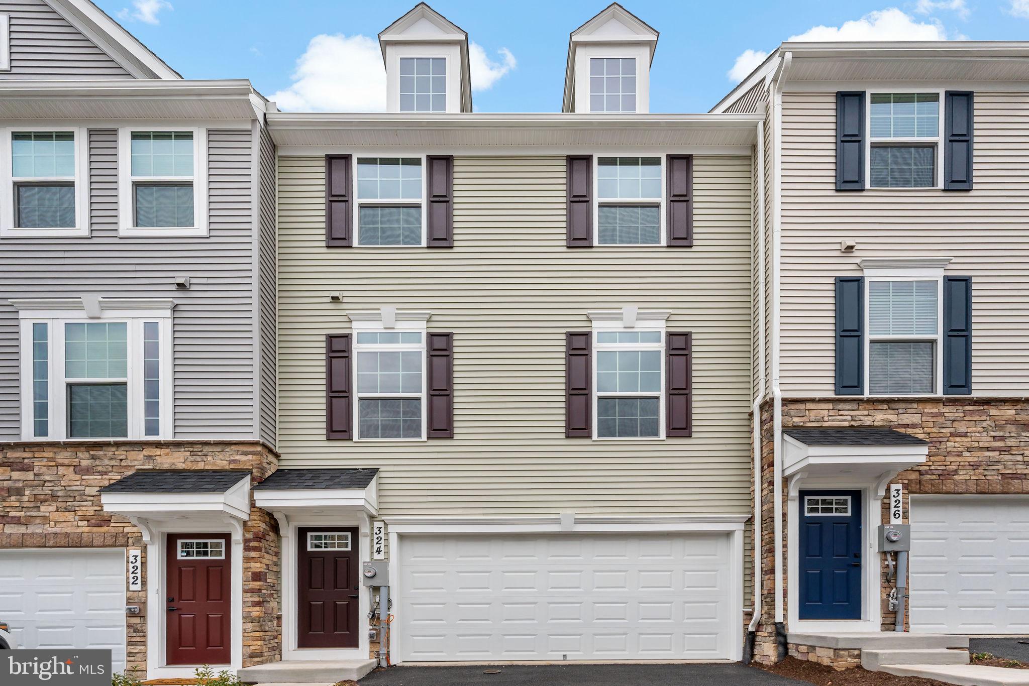 This newly built, spacious, 3-level townhome is for rent and features 3 beds, 2 full baths, 2 half baths, and a 2-car garage. The finished basement is perfect for a rec room and offers additional living space. The open floor plan on the main level has an extra wide layout with plenty of space to relax and entertain. Located just minutes from downtown Frederick, you can enjoy nearby shopping, dining, and entertainment options. Recently built in the new community of West Park Village, this townhome provides easy access to major commuter routes (US-40, I-70, US-15) and is a short drive to areas such as Baltimore, D.C., and Leesburg. **NO SMOKING. PETS ALLOWED ON A CASE BY CASE BASIS AS APPROVED BY THE OWNER. TENANTS MUST OBTAIN RENTERS INSURANCE. Contact listing agent for link to online rental application.